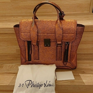 スリーワンフィリップリム(3.1 Phillip Lim)の3.1philip lim  satchel BAG テラコッタ　Pashli(ハンドバッグ)
