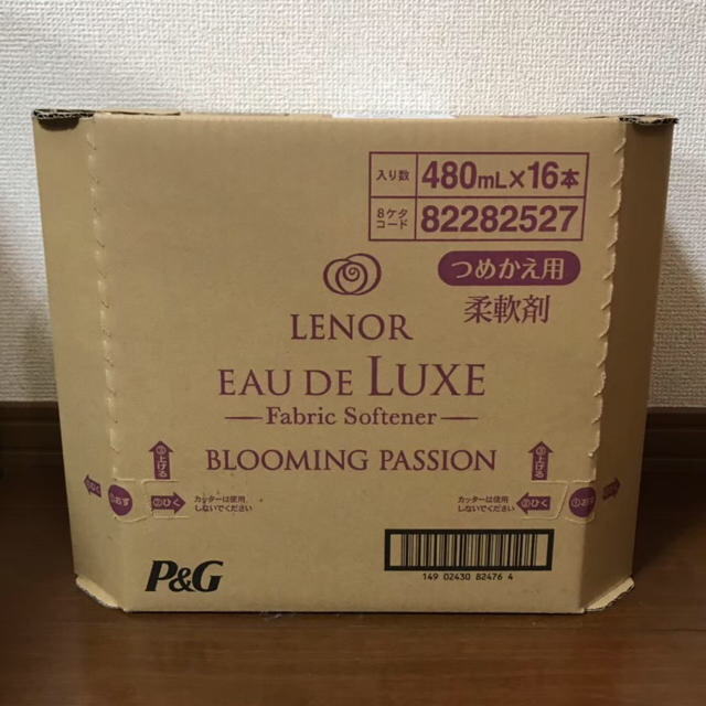 P&G(ピーアンドジー)の新品♡LENOR EAU DE LUXE 柔軟剤 ブルーミングパッション インテリア/住まい/日用品の日用品/生活雑貨/旅行(洗剤/柔軟剤)の商品写真