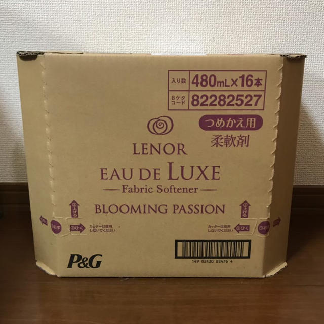 P&G(ピーアンドジー)の新品♡LENOR EAU DE LUXE 柔軟剤 ブルーミングパッション インテリア/住まい/日用品の日用品/生活雑貨/旅行(洗剤/柔軟剤)の商品写真