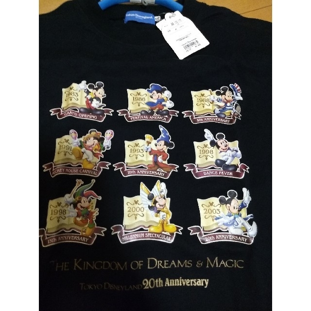 Disney(ディズニー)の【五郎1940様専用】東京ディズニーランド20周年Tシャツ レディースのトップス(Tシャツ(長袖/七分))の商品写真