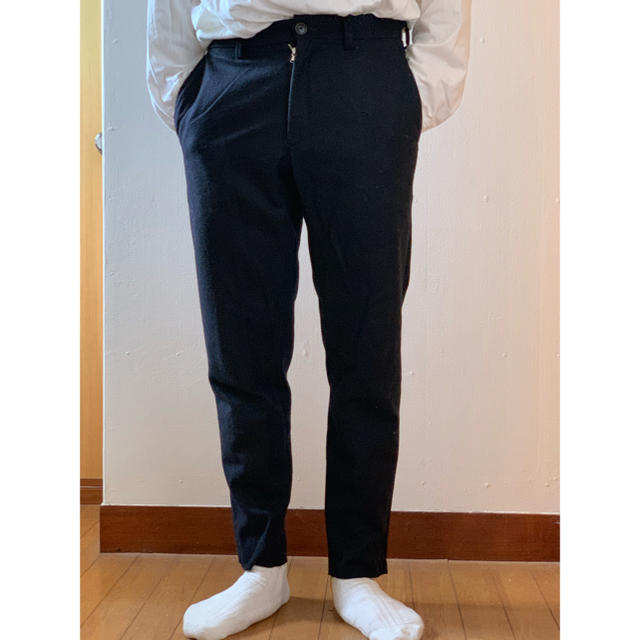 大注目】 ALLEGE アレッジ BLACK テーパードスラックス SLACKS T/W - パンツ 大注目】 ALLEGE アレッジ BLACK テーパードスラックス SLACKS T/W - パンツ
