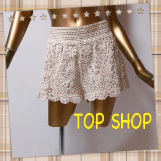 トップショップ(TOPSHOP)の新品 ★ TOP SHOP ★ レース スカラップ ショーパン(ショートパンツ)