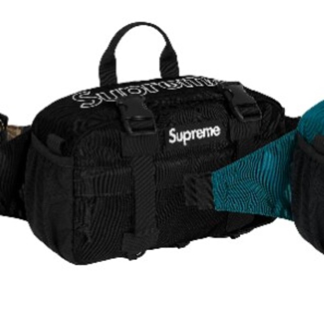 supreme 19fw Waist Bag Black 黒