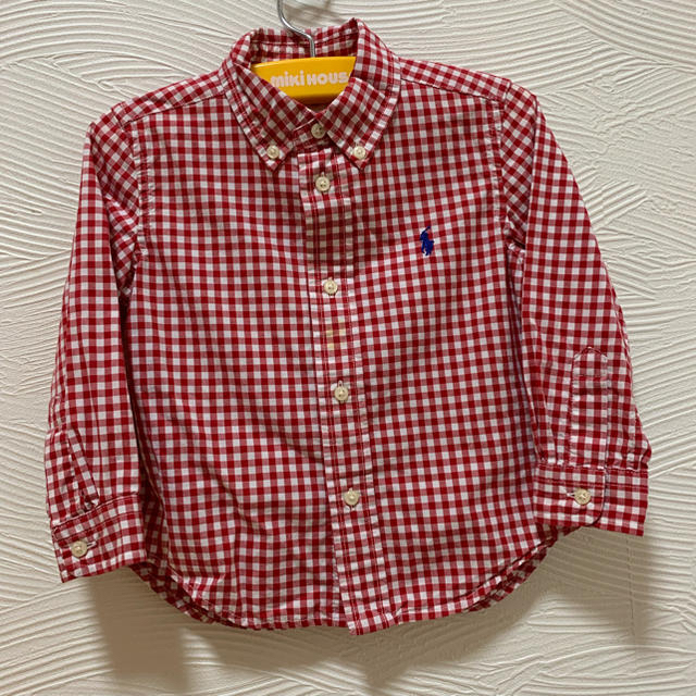 BURBERRY(バーバリー)の⭐️ラルフローレン/チェックシャツ 24m  90 キッズ/ベビー/マタニティのキッズ服男の子用(90cm~)(ブラウス)の商品写真