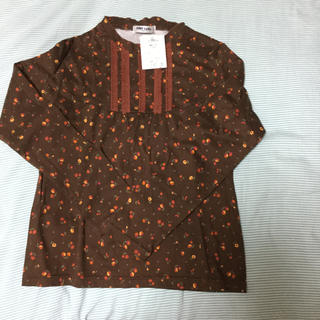 新品 ブラウン 可愛いトップス 長袖 150(Tシャツ(長袖/七分))