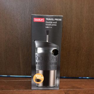 ボダム(bodum)の TRAVEL PRESS SETマグ用リッド付コーヒーメーカー350ml(コーヒーメーカー)