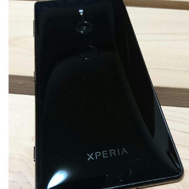 Xperia xz2 black simロック解除 カバー付き