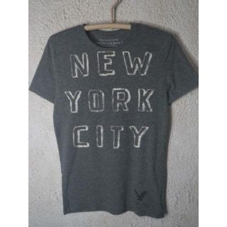 アメリカンイーグル(American Eagle)の4534　アメリカン　イーグル　NEW YORK　CITY　手書き風　プリント(Tシャツ(半袖/袖なし))