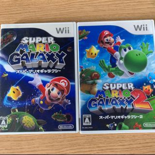 ウィー(Wii)のWiiソフト マリオギャラクシーセット(家庭用ゲームソフト)
