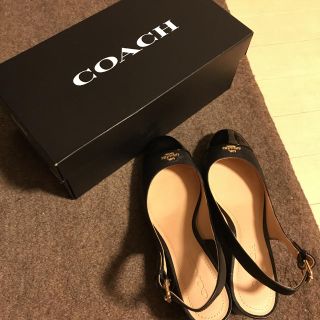 コーチ(COACH)のcoach パンプス 表面新品コンディション 一度使用(ハイヒール/パンプス)