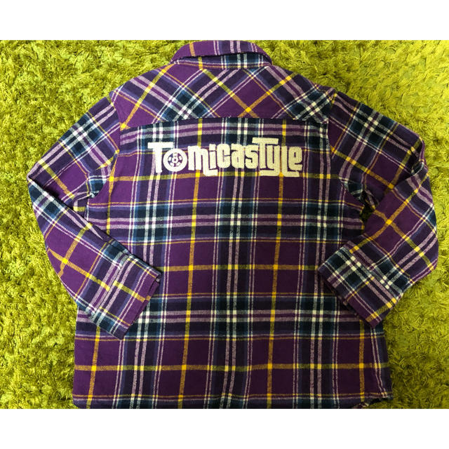 Takara Tomy(タカラトミー)のトミカスタイル チェックシャツ 100cm キッズ/ベビー/マタニティのキッズ服男の子用(90cm~)(ブラウス)の商品写真