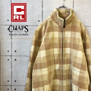 チャップス(CHAPS)の【激レア】 チャップス フルジップ チェック コーデュロイ ブルゾン ジャケット(ブルゾン)