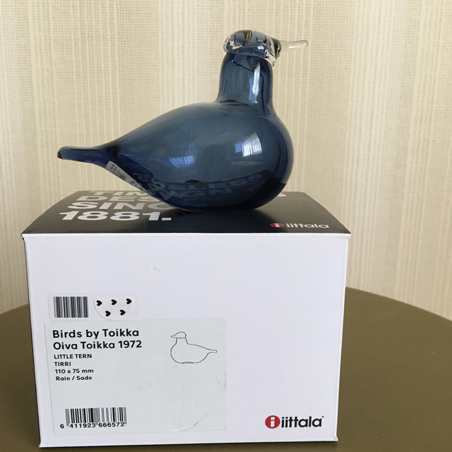 iittala(イッタラ)のイッタラ バード リトルターン レイン エンタメ/ホビーの美術品/アンティーク(ガラス)の商品写真