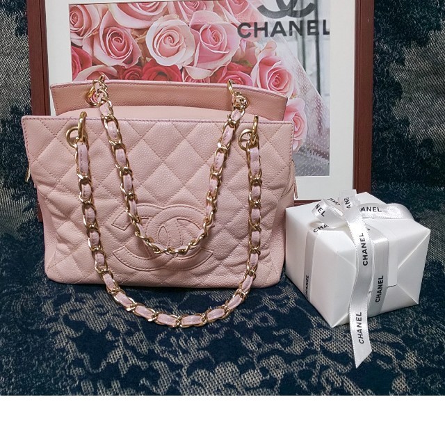 CHANEL(シャネル)の【正規品】美品♡シャネル ピンクカラーが可愛い チェーンショルダーバッグ レディースのバッグ(ショルダーバッグ)の商品写真