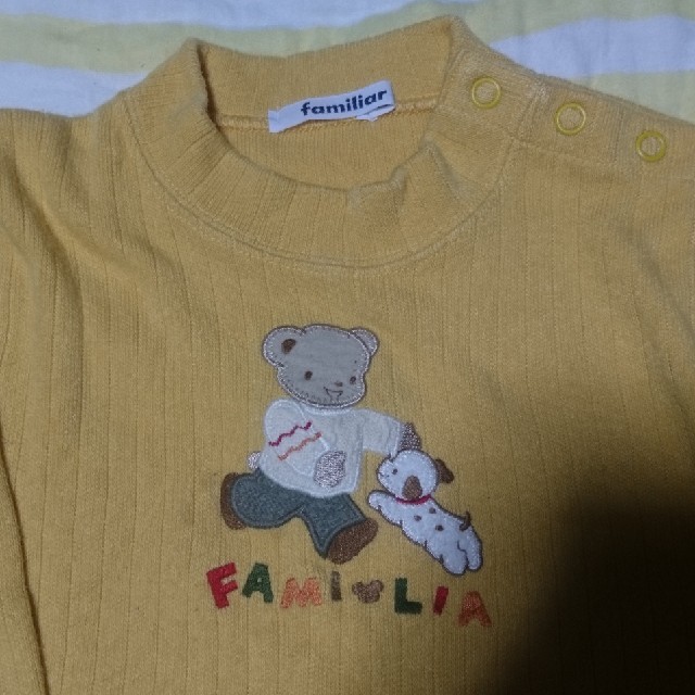 familiar(ファミリア)のファミリア カットソー 90cm キッズ/ベビー/マタニティのキッズ服女の子用(90cm~)(Tシャツ/カットソー)の商品写真