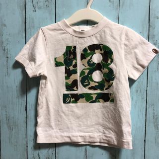 アベイシングエイプ(A BATHING APE)のBAPE キッズ90 Tシャツ(Tシャツ/カットソー)