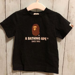 アベイシングエイプ(A BATHING APE)のBAPE キッズ90 Tシャツ(Tシャツ/カットソー)