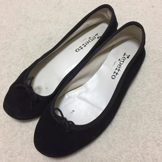 レペット(repetto)の☆chipi様専用☆レペット バレエシューズ  スエード 黒 36.5(バレエシューズ)