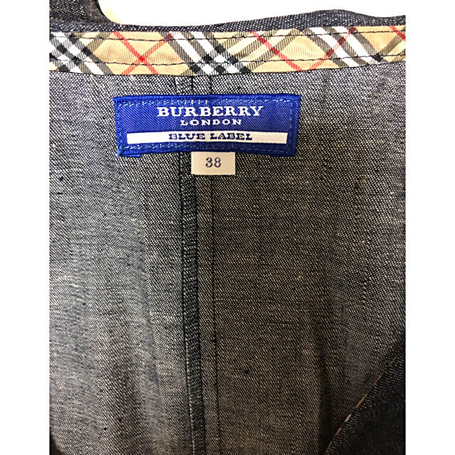 BURBERRY BLUE LABEL(バーバリーブルーレーベル)のBurberry BLUE LABEL デニムワンピース レディースのワンピース(ロングワンピース/マキシワンピース)の商品写真