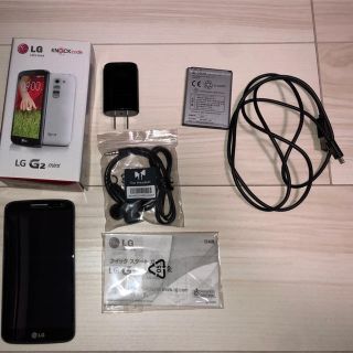 エルジーエレクトロニクス(LG Electronics)のLG G2 mini(LG-D620J)黒(スマートフォン本体)