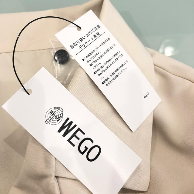 WEGO(ウィゴー)の【WEGO】新品☆オープンカラークロプドシャツ レディースのトップス(シャツ/ブラウス(半袖/袖なし))の商品写真