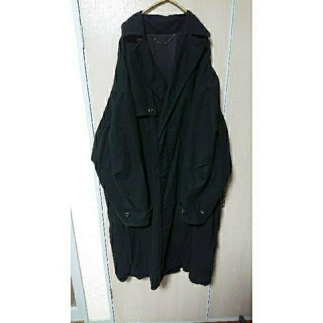 Jieda(ジエダ)のJieDa　KERSEY OVER COAT BLK ジエダ メンズのジャケット/アウター(トレンチコート)の商品写真