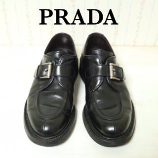 プラダ(PRADA)のPRADA プラダ モード系 モンクストラップ  24.5〜25cm イタリア製(ドレス/ビジネス)