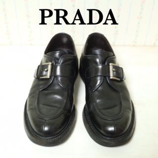 プラダ(PRADA)のPRADA プラダ モード系 モンクストラップ  24.5〜25cm イタリア製(ドレス/ビジネス)