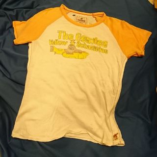 トランク(TRUNK)のぽ様専用】ヴィンテージ ベースボール  ラグランTシャツ  イエローサブマリン(Tシャツ(半袖/袖なし))