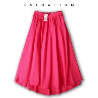 エストネーション(ESTNATION)の未使用 タグ付き ESTNATION フレアスカート ¥19,440(ロングスカート)