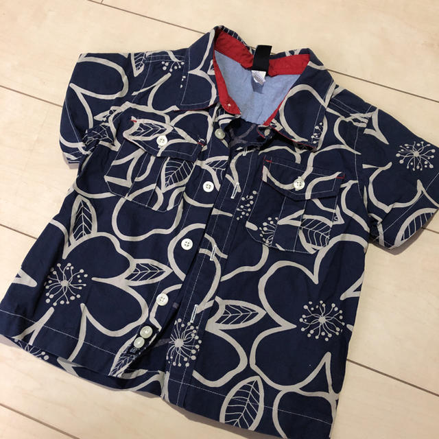 GAP(ギャップ)のGAP 柄シャツ☆18m〜24m キッズ/ベビー/マタニティのキッズ服男の子用(90cm~)(Tシャツ/カットソー)の商品写真