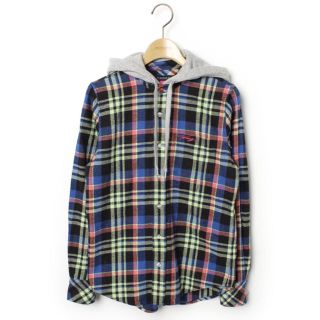 トミーヒルフィガー(TOMMY HILFIGER)のトミー ヒルフィガー チェックシャツパーカー(パーカー)