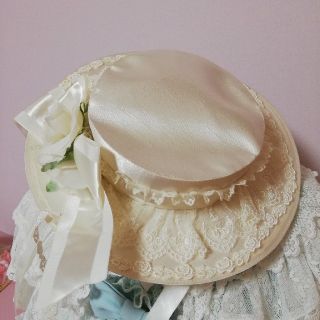 アンジェリックプリティー(Angelic Pretty)のAngelic Pretty ハット 難あり アイボリー(ハット)