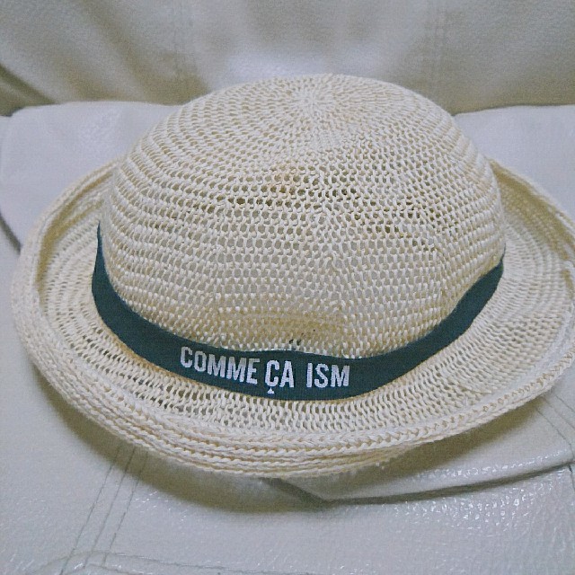 COMME CA ISM(コムサイズム)の【断捨離中】 COMME CA ISM 麦わら帽子 キッズ/ベビー/マタニティのこども用ファッション小物(帽子)の商品写真