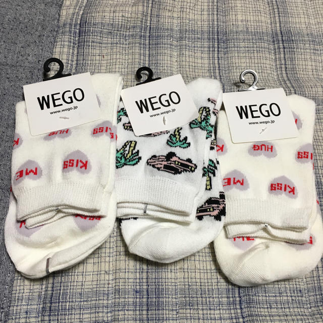 WEGO(ウィゴー)のWEGO   靴下  3足 レディースのレッグウェア(ソックス)の商品写真