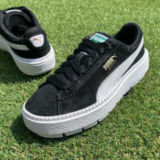 プーマ(PUMA)の美品22.5 PUMA プーマ スエードプラットフォーム トレース C13(スニーカー)