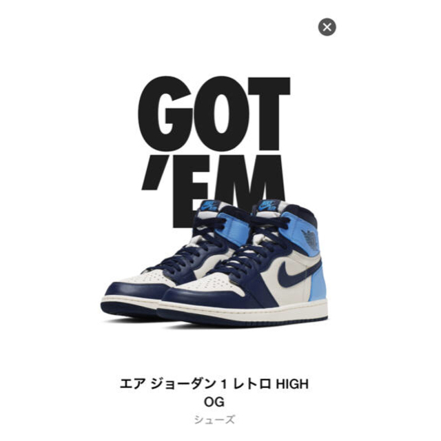 nike air jordan1 obsidian