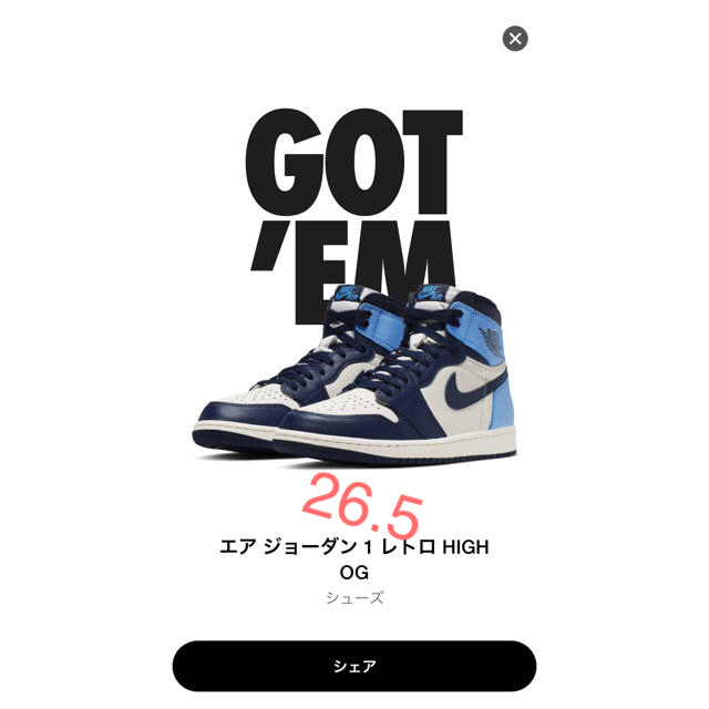 Air jordan1 obsidian