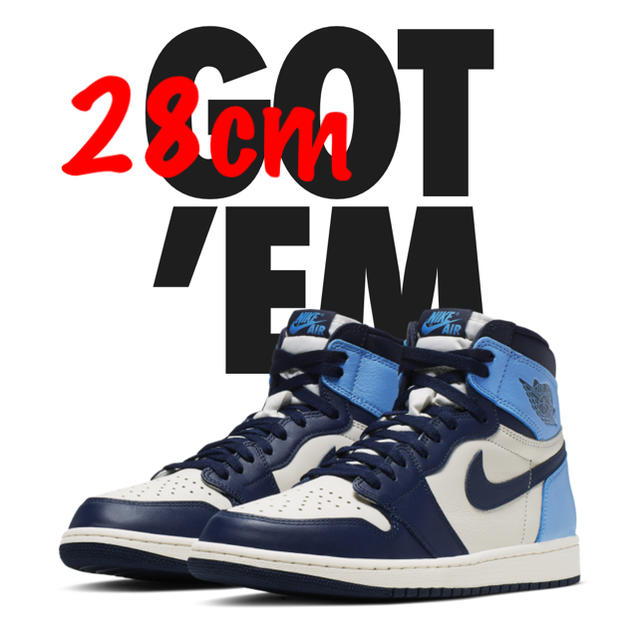 28cm NIKE AIR JORDAN1 RETRO HIGH エアジョーダンスニーカー