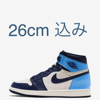 ナイキ(NIKE)のNIKE AIR JORDAN 1 HIGH OG “OBSIDIAN”(スニーカー)