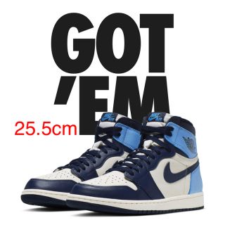 ナイキ(NIKE)のNIKE AIR JORDAN1 OBSIDIAN(スニーカー)