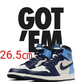 ナイキ(NIKE)のNIKE ジョーダン1オブシディアン jordan1(スニーカー)