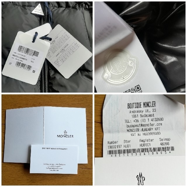 MONCLER(モンクレール)のMONCLER MONTCLA モンクラー サイズ3 黒 ダウンジャケット メンズのジャケット/アウター(ダウンジャケット)の商品写真