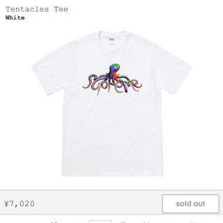 シュプリーム(Supreme)のsupreme tentacles tee Mサイズ(Tシャツ/カットソー(半袖/袖なし))