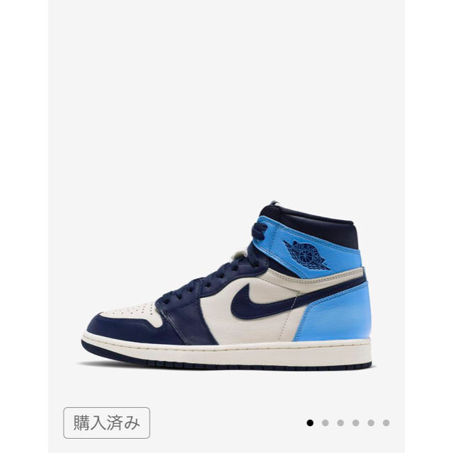 スニーカーAIR JORDAN 1  OBSIDIAN