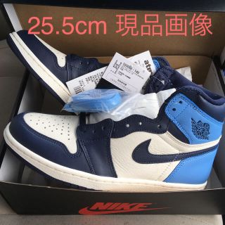 ナイキ(NIKE)の25.5cm JORDAN1 OG OBSIDIAN 国内正規(スニーカー)