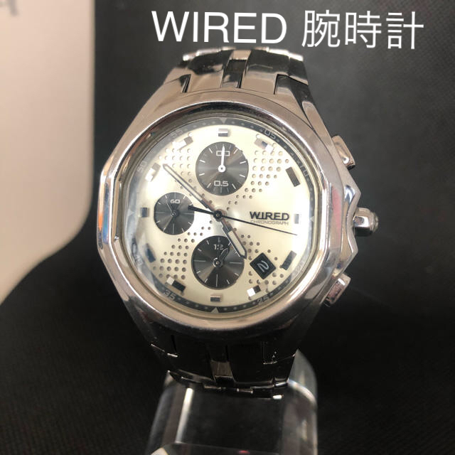 WIRED(ワイアード)の専用　美品 WIRED 腕時計 稼働品 7T92 0KH0 クロノグラフ メンズの時計(腕時計(アナログ))の商品写真