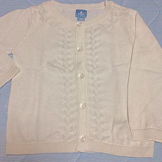 ギャップ(GAP)のbabyGap ギャップ カーディガン 90 Gap 美品 白(カーディガン)