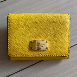 マイケルコース(Michael Kors)のMICHAEL KORS マイケルコース 三つ折り財布 イエロー 黄色(財布)