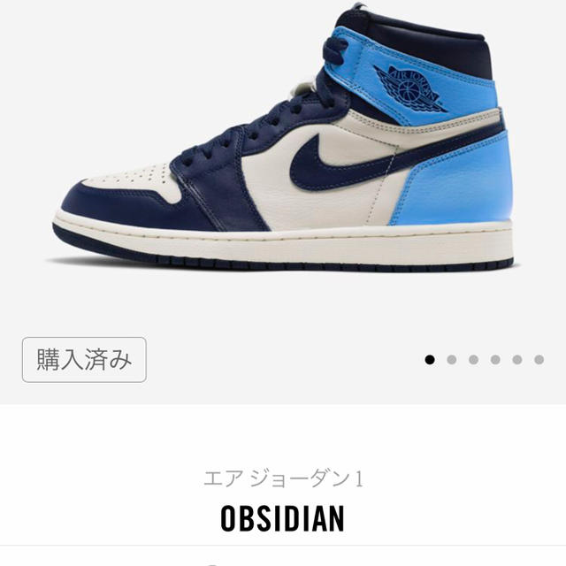 Nike aj1 obsidian